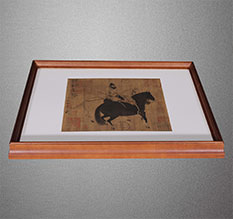 蓬安书画装裱配框服务案例